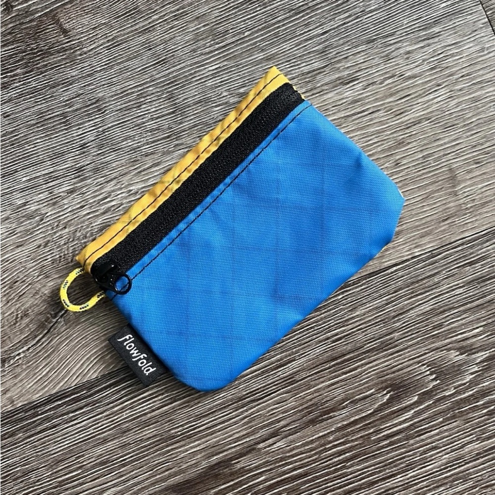 Blue and Yellow Key & Card Holder